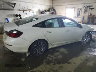 2020 Honda Insight Touring with VIN 19XZE4F92LE010417, listed as a Copart auction lot 41858125 with 75,681 mi miles and Salvage Title. Bid and sale history available at carsss.com. Image 3.