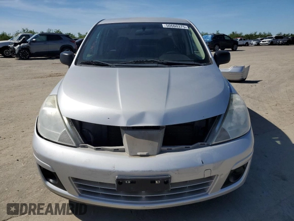 2010 Nissan Versa 1.6 with VIN 3N1CC1AP0AL421780, listed as a Copart auction lot 50660375 with 63,759 mi miles and Salvage Title. Bid and sale history available at carsss.com. Image 5.