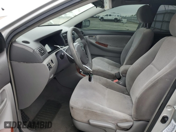 2005 Toyota Corolla CE with VIN 1NXBR32E05Z433886, listed as a Copart auction lot 53670115 with 169,213 mi miles and Salvage title. Bid and sale history available at DreamBid. Image 7.