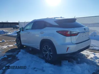 2017 Lexus RX with VIN 2T2BGMCA5HC008706, listed as a IAAI auction lot 41237043 with 91,065 mi miles. Bid and sale history available at carsss.com. Image 3.