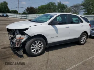 2020 Chevrolet Equinox LS z VIN 3GNAXSEV1LS733372, wystawiony jako Copart lot #59124735 z przebiegiem 97 009 mil mil oraz Szkoda całkowita • Salvage title. Historia ofert i sprzedaży dostępna na DreamBid. Obrazek 1.