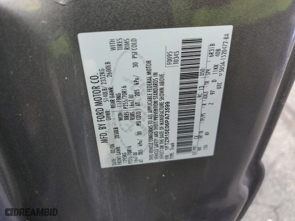 2006 Ford Ranger XL with VIN 1FTZR15E06PA73599, listed as a Copart auction lot 84847734 with 80,301 mi miles and Salvage Title. Bid and sale history available at carsss.com. Image 12.