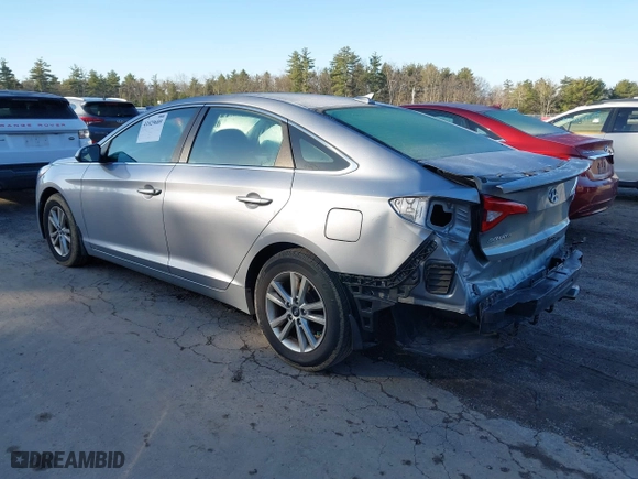 2015 Hyundai Sonata 2.4L SE with VIN 5NPE24AF6FH158414, listed as a IAAI auction lot 41829689 with 88,378 mi miles. Bid and sale history available at carsss.com. Image 3.