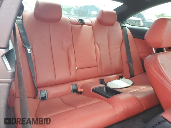 2014 BMW 4 Series 428i xDrive with VIN WBA3N9C50EF721267, listed as a Copart auction lot 55880705 with 117,748 mi miles and Clean Title. Bid and sale history available at carsss.com. Image 10.