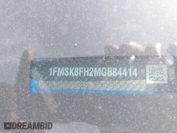2021 Ford Explorer Limited с VIN 1FMSK8FH2MGB84414, выставлен на аукционе IAAI как лот 41835794 с пробегом 86 905 миль миль и . История ставок и продаж доступна на DreamBid. Изображение 9.