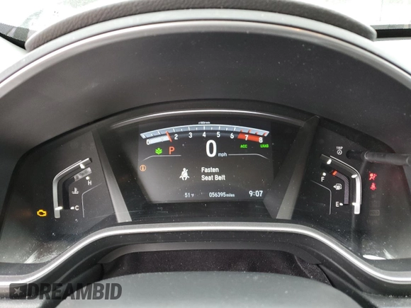 2018 Honda CR-V Touring with VIN 7FARW2H90JE055060, listed as a Copart auction lot 54882545 with 56,395 mi miles and Salvage Title. Bid and sale history available at carsss.com. Image 9.