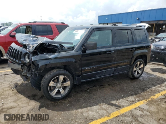 2017 Jeep Patriot High Altitude with VIN 1C4NJPFA3HD201925, listed as a Copart auction lot 64824444 with 80,547 mi miles and Clean Title. Bid and sale history available at carsss.com. Image 1.