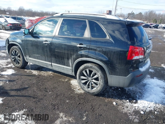 2011 Kia Sorento EX with VIN 5XYKUDA25BG043458, listed as a IAAI auction lot 41363660 with 197,151 mi miles. Bid and sale history available at carsss.com. Image 3.