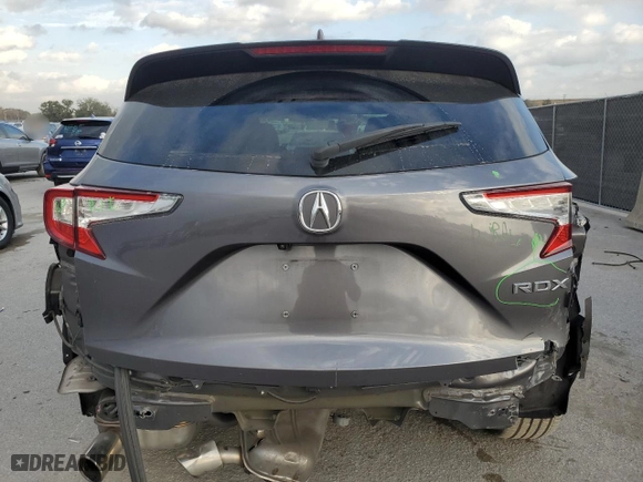 2020 Acura RDX w/Technology Pkg with VIN 5J8TC1H52LL007935, listed as a Copart auction lot 87445014 with 62,447 mi miles and Salvage Title. Bid and sale history available at carsss.com. Image 6.