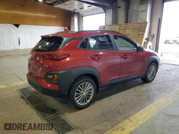 2019 Hyundai Kona SEL with VIN KM8K6CAA6KU257297, listed as a Copart auction lot 53932555 with 59,226 mi miles and Salvage Title. Bid and sale history available at DreamBid. Image 3.