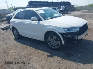 2018 Audi Q3 Premium with VIN WA1ECCFS3JR016577, listed as a IAAI auction lot 42177891 with 91,876 mi miles and . Bid and sale history available at DreamBid. Image 1.