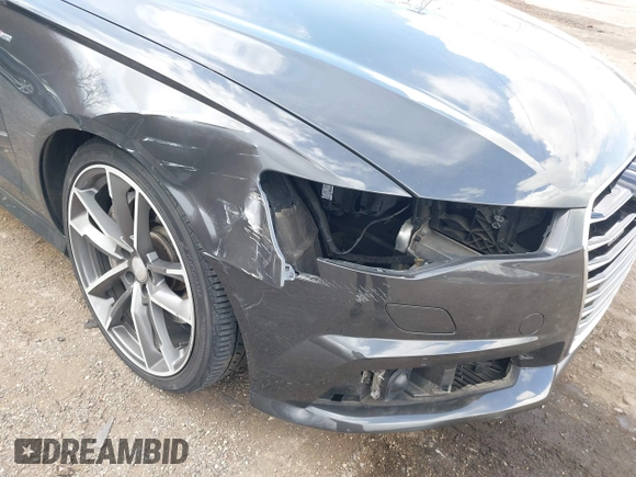 2016 Audi A6 2.0T Premium Plus with VIN WAUGFAFC7GN095669, listed as a IAAI auction lot 41894313 with 84,725 mi miles. Bid and sale history available at carsss.com. Image 6.