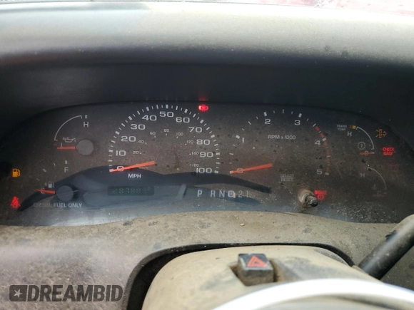 2003 Ford F-350 XL with VIN 1FTWW33FX3EA92736, listed as a Copart auction lot 43202075 with 287,887 mi miles and Salvage Title. Bid and sale history available at DreamBid. Image 9.