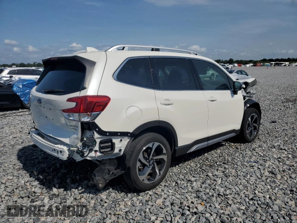 2023 Subaru Forester Touring with VIN JF2SKARC8PH535418, listed as a Copart auction lot 57315825 with 7,175 mi miles and Salvage title. Bid and sale history available at DreamBid. Image 3.