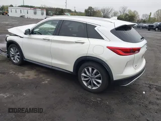 2019 Infiniti QX50 Essential with VIN 3PCAJ5M32KF136279, listed as a IAAI auction lot 41976850 with 61,606 mi miles and . Bid and sale history available at DreamBid. Image 3.
