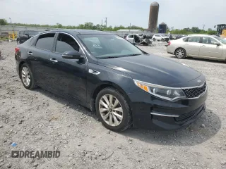 2016 Kia Optima EX with VIN 5XXGU4L36GG074645, listed as a Copart auction lot 53201155 with 126,111 mi miles and Salvage Title. Bid and sale history available at carsss.com. Image 4.