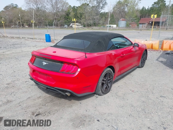 2018 Ford Mustang EcoBoost Premium with VIN 1FATP8UH3J5110137, listed as a IAAI auction lot 41868345 with 75,126 mi miles and . Bid and sale history available at DreamBid. Image 4.