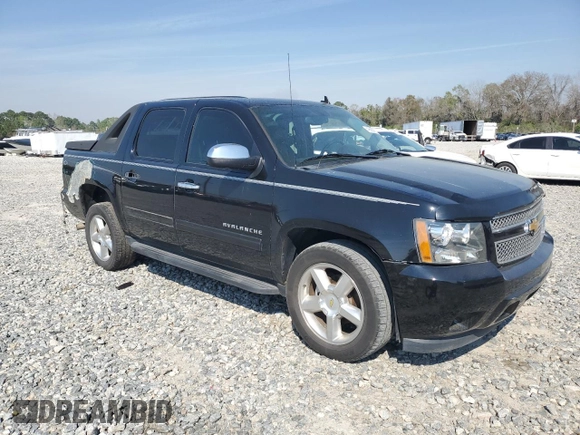 2012 Chevrolet Avalanche LT with VIN 3GNMCFE09CG220037, listed as a Copart auction lot 49683305 with 165,633 mi miles and Salvage title. Bid and sale history available at DreamBid. Image 4.