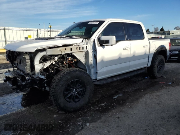 2024 Ford F-150 Raptor with VIN 1FTFW1RG8RFB75914, listed as a Copart auction lot 42652185 with 1,914 mi miles and Salvage Title. Bid and sale history available at DreamBid. Image 1.