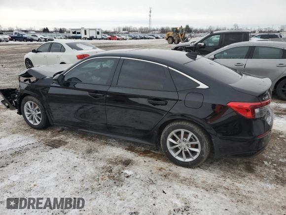 2024 Honda Civic Sedan EX with VIN 2HGFE2F32RH117663, listed as a Copart auction lot 86250814 with 12,043 mi miles and Salvage Title. Bid and sale history available at carsss.com. Image 2.