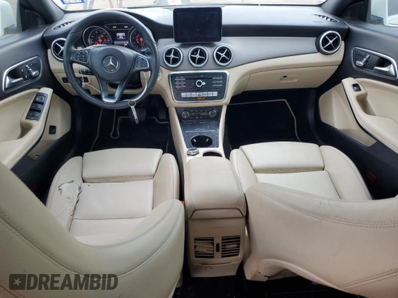 2017 Mercedes-Benz CLA 250 with VIN WDDSJ4EB6HN410300, listed as a Copart auction lot 48734415 with 99,255 mi miles and Salvage Title. Bid and sale history available at DreamBid. Image 8.