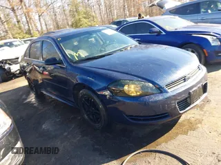 2011 Chevrolet Impala LS Fleet with VIN 2G1WF5EK1B1173882, listed as a IAAI auction lot 41566080 with 178,712 mi miles and . Bid and sale history available at DreamBid. Image 1.