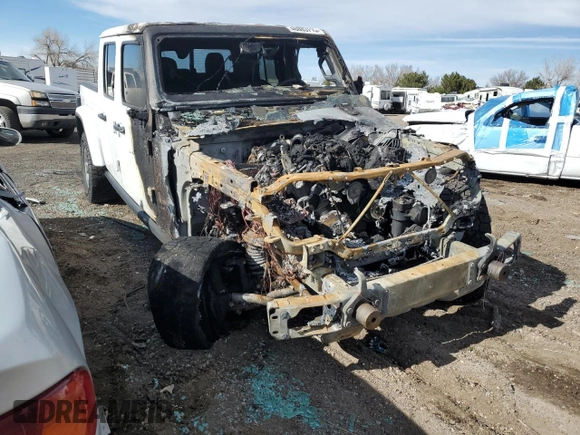 2022 Jeep Gladiator Rubicon with VIN 1C6JJTBM3NL107950, listed as a Copart auction lot 48883715 with Not provided miles and Non repairable. Bid and sale history available at DreamBid. Image 4.
