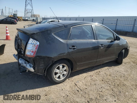2007 Toyota Prius with VIN JTDKB20U677593754, listed as a Copart auction lot 54580225 with Not Provided miles and Salvage Title. Bid and sale history available at carsss.com. Image 3.