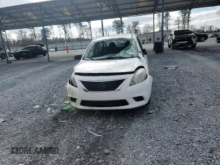 2012 Nissan Versa S with VIN 3N1CN7AP5CL878794, listed as a Copart auction lot 85910814 with 186,308 mi miles and Salvage Title. Bid and sale history available at carsss.com. Image 10.