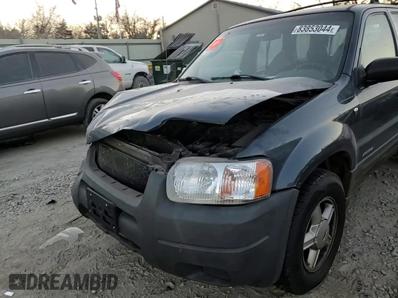 2001 Ford Escape XLS with VIN 1FMYU02191KA64617, listed as a Copart auction lot 83853044 with 187,594 mi miles and Salvage Title. Bid and sale history available at carsss.com. Image 12.