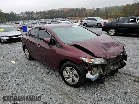 2014 Honda Civic Sedan LX with VIN 19XFB2F59EE034939, listed as a Copart auction lot 47773695 with 162,952 mi miles and Salvage Title. Bid and sale history available at carsss.com. Image 10.