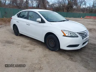 2015 Nissan Sentra SV with VIN 3N1AB7APXFY248230, listed as a IAAI auction lot 41613507 with 168,744 mi miles and . Bid and sale history available at DreamBid. Image 1.