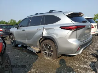 2022 Toyota Highlander XSE with VIN 5TDLZRBH7NS180107, listed as a Copart auction lot 58534725 with Not provided miles and Salvage title. Bid and sale history available at DreamBid. Image 2.