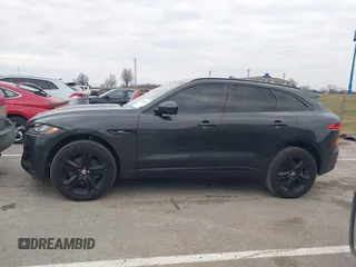 2017 Jaguar F-Pace 35t R-Sport with VIN SADCL2BV3HA884003, listed as a IAAI auction lot 41169317 with 76,563 mi miles and . Bid and sale history available at DreamBid. Image 15.