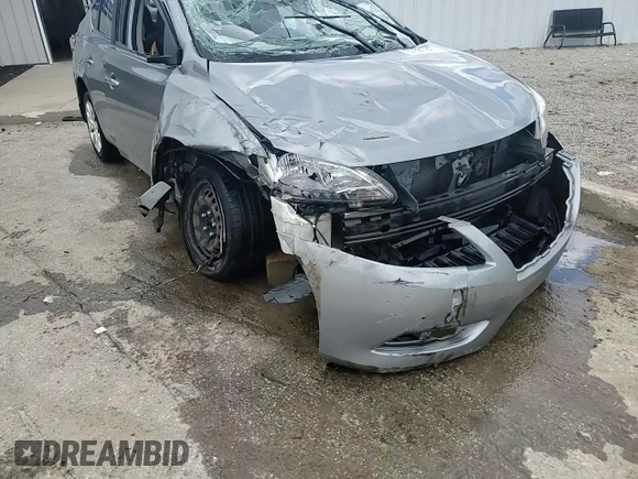 2014 Nissan Sentra SV with VIN 3N1AB7AP5EL676671, listed as a Copart auction lot 57861945 with 128,872 mi miles and Non repairable. Bid and sale history available at DreamBid. Image 14.