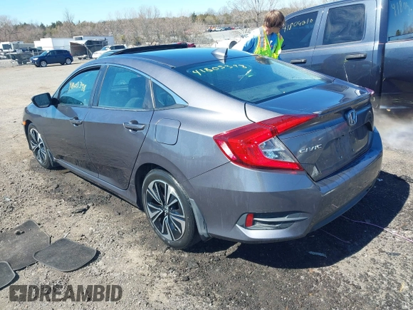 2017 Honda Civic EX-T with VIN 19XFC1F31HE201613, listed as a IAAI auction lot 41805398 with 170,814 mi miles. Bid and sale history available at carsss.com. Image 3.
