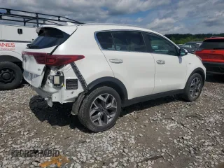 2020 Kia Sportage EX with VIN KNDPNCAC5L7833623, listed as a Copart auction lot 56111115 with 81,212 mi miles and Salvage title. Bid and sale history available at DreamBid. Image 3.