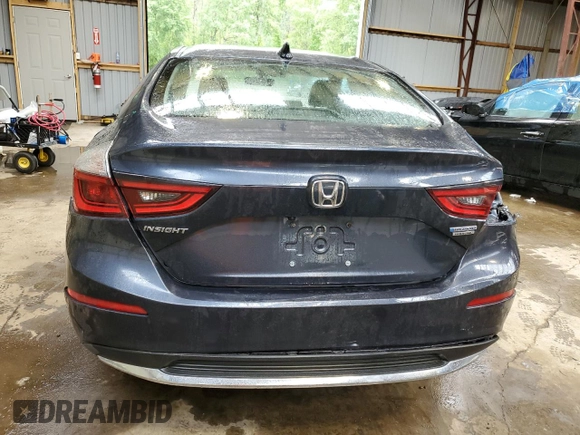 2019 Honda Insight Touring with VIN 19XZE4F75KE400408, listed as a Copart auction lot 62704744 with 155,524 mi miles and Salvage Title. Bid and sale history available at carsss.com. Image 6.