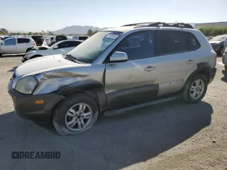 2006 Hyundai Tucson GLS with VIN KM8JN12D46U430686, listed as a Copart auction lot 76763504 with 145,104 mi miles and Salvage Title. Bid and sale history available at carsss.com. Image 1.
