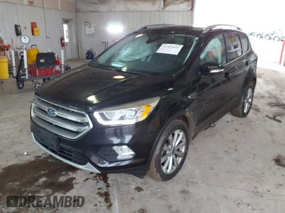 2017 Ford Escape Titanium with VIN 1FMCU0JD2HUE71179, listed as a IAAI auction lot 41465849 with 95,426 mi miles. Bid and sale history available at carsss.com. Image 17.