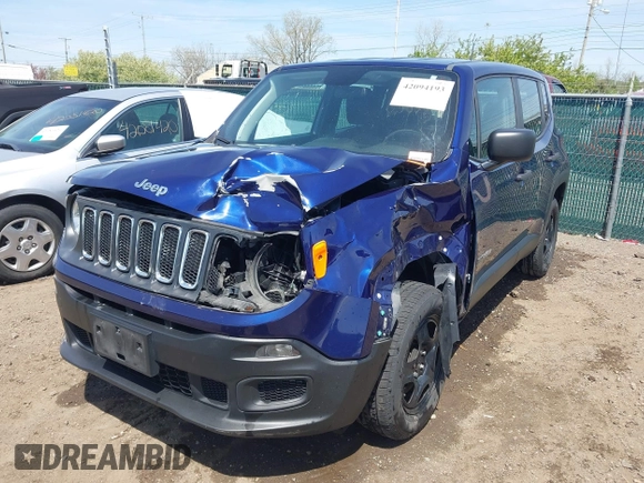 2018 Jeep Renegade Upland z VIN ZACCJBAB9JPH02125, wystawiony jako IAAI lot #42094193 z przebiegiem 91 003 mil mil oraz . Historia ofert i sprzedaży dostępna na DreamBid. Obrazek 6.