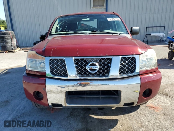 2008 Nissan Titan SE with VIN 1N6BA07D78N326338, listed as a Copart auction lot 52522195 with 198,863 mi miles and Salvage Title. Bid and sale history available at carsss.com. Image 5.