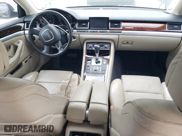 2009 Audi A8 L 4.2L with VIN WAUMV94E59N008542, listed as a Copart auction lot 79510954 with 172,396 mi miles and Salvage Title. Bid and sale history available at carsss.com. Image 8.
