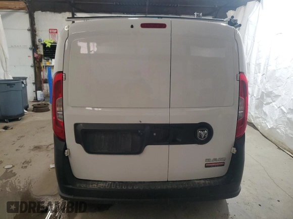 2021 Ram ProMaster City Cargo Tradesman with VIN ZFBHRFAB7M6S96328, listed as a Copart auction lot 45501895 with 275,738 mi miles and Clean title. Bid and sale history available at DreamBid. Image 6.