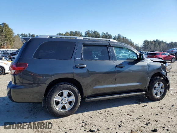 2018 Toyota Sequoia SR5 with VIN 5TDBY5G14JS162726, listed as a Copart auction lot 88815355 with 99,288 mi miles and Salvage Title. Bid and sale history available at carsss.com. Image 3.