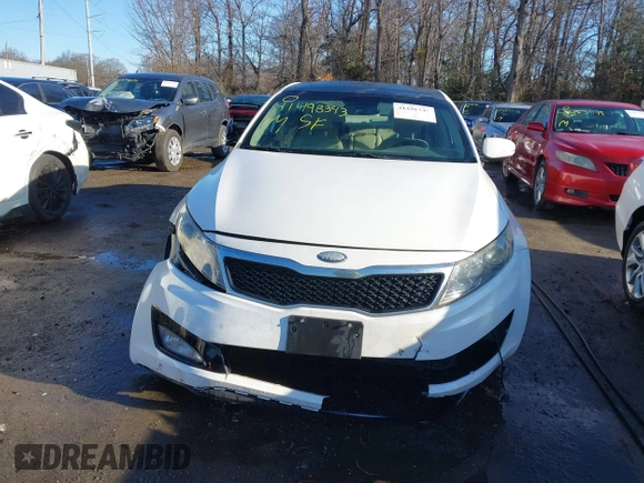 2013 Kia Optima EX with VIN 5XXGN4A70DG228426, listed as a IAAI auction lot 41498343 with 146,592 mi miles. Bid and sale history available at carsss.com. Image 12.