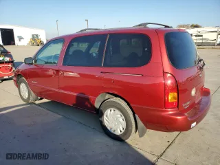 1999 Nissan Quest GXE with VIN 4N2XN11T9XD842740, listed as a Copart auction lot 83055234 with 250,577 mi miles and Clean Title. Bid and sale history available at carsss.com. Image 2.