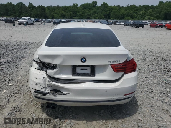 2017 BMW 4 Series 430i z VIN WBA4F7C50HG786639, wystawiony jako Copart lot #57024885 z przebiegiem 86 135 mil mil oraz Szkoda całkowita • Salvage title. Historia ofert i sprzedaży dostępna na DreamBid. Obrazek 6.