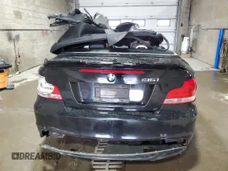 2013 BMW 1 Series 135i with VIN WBAUN7C5XDVM26903, listed as a Copart auction lot 60525595 with 219,810 mi miles and Salvage title. Bid and sale history available at DreamBid. Image 6.