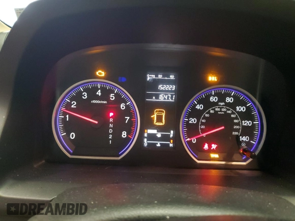 2008 Honda CR-V EX with VIN 5J6RE48548L042868, listed as a Copart auction lot 46355715 with 152,223 mi miles and Salvage Title. Bid and sale history available at carsss.com. Image 9.